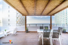 ★ SeaPenthouse/TLV-Beach/80M²Roof/PrivateParking ★, Tel Aviv